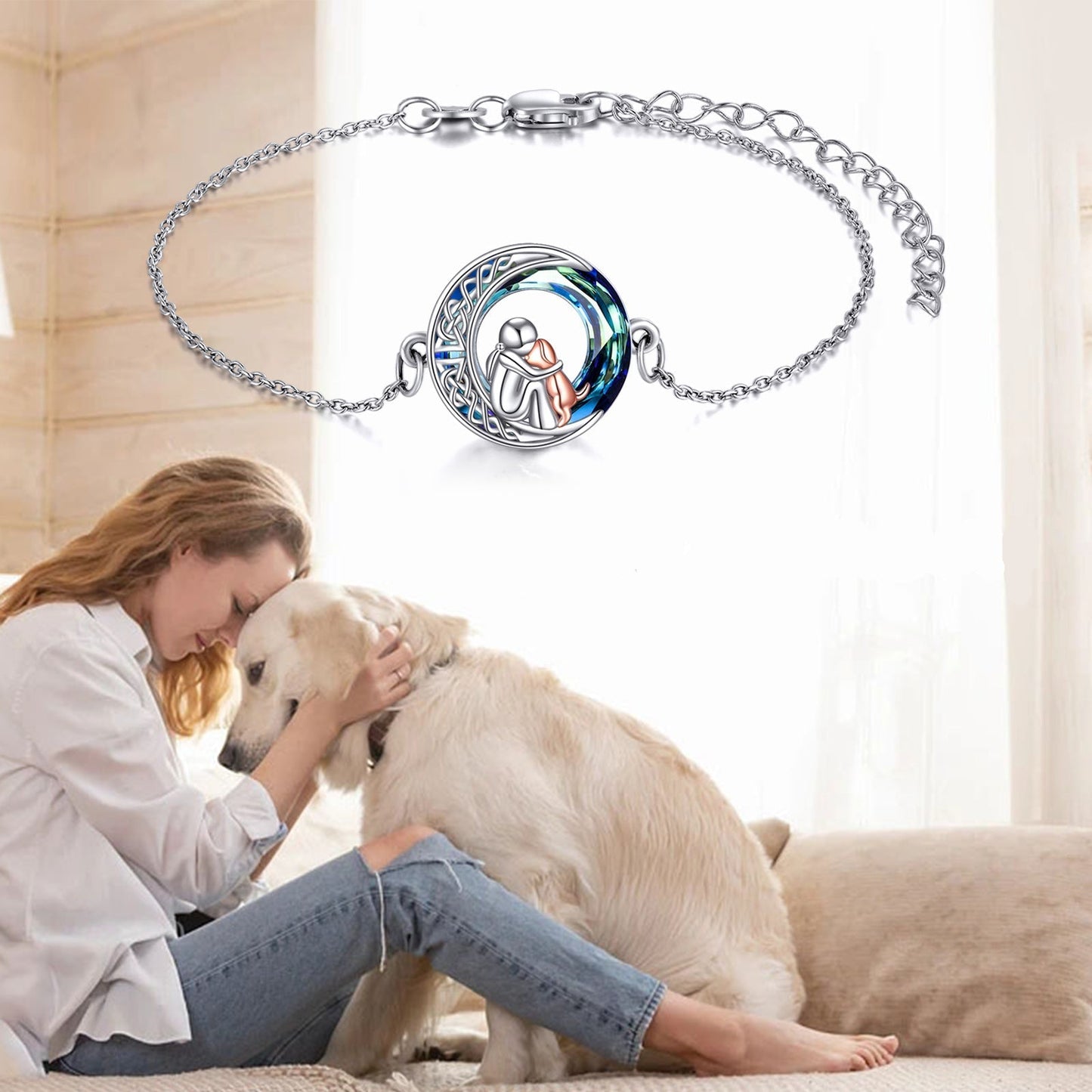 Bracelet Argent Chien